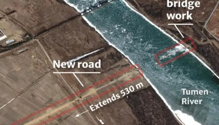 Pembangunan Jembatan Jalan Pertama Antara Korea Utara dan Rusia Dimulai