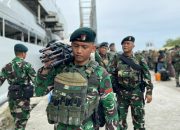 450 Prajurit TNI Yonif 113 Jaya Sakti Berangkat ke Papua