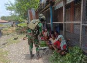 Prajurit Yonif 1 Marinir Belanja di Pasar Tradisional Papua, Sentuhan Humanis yang Hangat di Tengah Penugasan