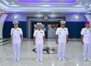 4 Perwira Tinggi TNI Angkatan Laut Naik Pangkat dan 7 Pensiun