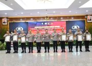 Kapolri Buka Rakernis Gabungan 4 Satker, Sekaligus Menyerahkan Penghargaan Kepada 13 Satker Peraih Nilai IKPA 100%