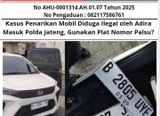 Kasus Penarikan Mobil Diduga Ilegal oleh Adira Masuk Polda Jateng, Gunakan Plat Nomor Palsu?