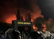 Markas Kodim 1307/Poso Terbakar, Warga Panik Khawatir Ledakan Amunisi