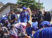 Patroli Laut dan Bersih Pantai, Ditpolairud Bersama Bid Humas Polda Lampung Ajak Warga Peduli Lingkungan