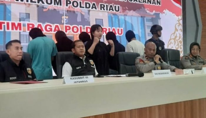 Polda Riau Tangkap 8 Anggota Geng Motor Bersenjata, Masih Berstatus Pelajar