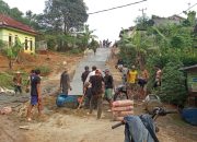 Gerak Cepat Jaro Sahri Bangun Jalan Poros Desa di Nangerang