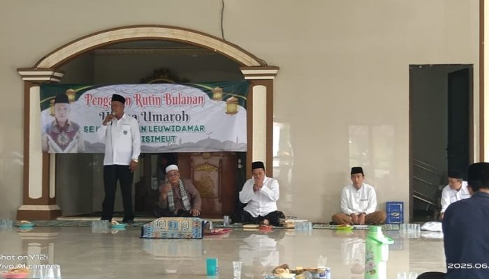 Pengajian Rutin Bulanan Se-Kecamatan Leuwidamar Digelar di Masjid Az-Zulaeha Kampung Suminta, Cisimeut