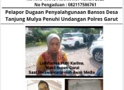 Pelapor Dugaan Penyalahgunaan Bansos Desa Tanjung Mulya Penuhi Undangan Polres Garut