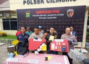 Unit Reserse Polsek Cilincing, Polres Metro Jakarta Utara berhasil mengungkap kasus peredaran narkotika jenis sabu
