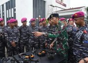Prajurit Marinir Belajar Taktik Pesawat Nirawak dalam Operasi Militer