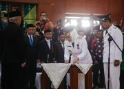 Gubernur Kalsel Resmi Lantik Walikota dan Wakil Walikota Banjarbaru Masa Jabatan 2025-2030