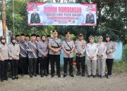 Kapolres Lebak Pimpin Ziarah Rombongan dalam rangka Hari Bhayangkara ke-79 di TMP Sirna Rana Rangkasbitung
