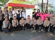 Polres Pelabuhan Tanjung Priok Gelar Bakti Kesehatan di Car Free Day Jakarta dalam Rangka Hari Bhayangkara ke-79