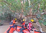 Diduga Tenggelam di Sungai Way Sekampung, Warga Negeri Katon Pesawaran Dalam Pencarian Tim SAR Gabungan