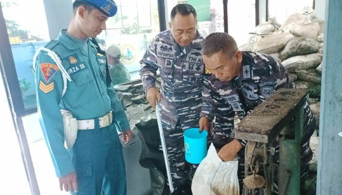 Timah Ilegal Tangkapan Lanal Babel Berjumlah 41,1 ton