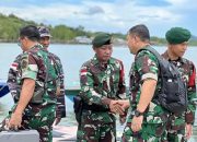 Wakil Asintel Kasgogabwilhan II Tinjau Daerah Rawan Perbatasan Indonesia-Malaysia