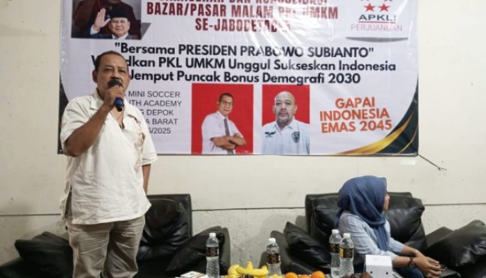 Gelorakan Revolusi Pasar Rakyat, Ketum APKLI: Kopdes Merah Putih dan Danantara Harus Jadi Mitra PKL UMKM