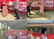 Sambut Hari Bhayangkara ke-79, Polres Lebak Laksanakan Bakti Sosial Bagikan Paket Sembako