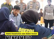 Polres Pelabuhan Tanjung Priok Gelar Baksos dan Bakti Kesehatan dalam Rangka HUT Bhayangkara ke 79 dalam Acara Sosialisasi Safety Truck Driving kepada Sopir