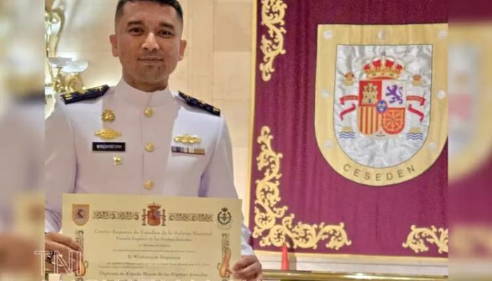 Perwira TNI AL Bawa Pulang Gelar Usai Selesaikan Pendidikan Bergengsi di Spanyol