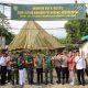 Peletakan Batu Pertama Pembangunan Pos Koramil Mega Mendung oleh Dandim 0621/Kab Bogor Letkol Inf Henggar Tri Wahono