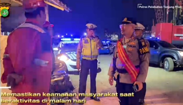 Polres Priok Gelar Operasi Cipkon Patroli Skala Besar Jamin Kamtibmas Aman Dan Kondusif