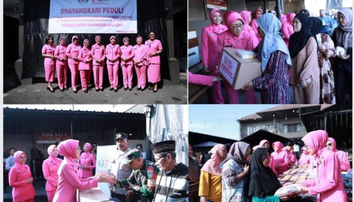 Bhayangkari Jabar Gelar Bakti Sosial, Tunjukkan Kepedulian dalam Rangkaian Memperingati Hari Kesatuan Gerak Bhayangkari ke-73