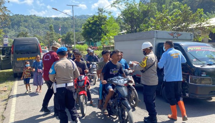 Tim Medis Polda NTT Tetap Siaga di Tengah Erupsi Gunung Lewotobi