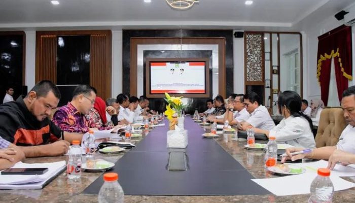 Bupati dan wakil Bupati Sergai menerima kunker  DPRD Sumut  khusus davil IV Jadi Jembatan Percepatan Pembangunan Jalan Provinsi