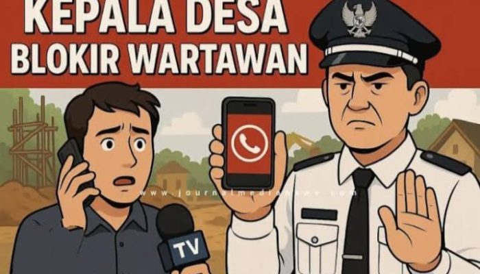 Blokir Nomor Wartawan, Takut Dikonfirmasi Kepala Kampung Panca Mulia, Diduga Korupsi Dana Desa