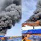 KM Barcelona V Tujuan Manado Terbakar di Perairan Talise – Minahasa Utara