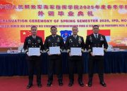 Empat Perwira TNI AL Lulus Pendidikan Komando Angkatan Laut di Cina