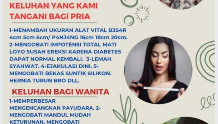 Ahli Pembesar ALAT VITAL Di Ambon H. Abdulazis Paling Ampuh