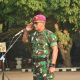 Langkah Tegap Prajurit Marinir Iringi Upacara Penaikan Bendera Merah Putih