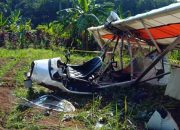Pesawat Latih Terjatuh Di Ciampea Bogor, Satu Meninggal