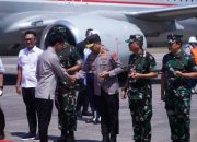 Kapolda DIY Sambut Kedatangan Wapres RI di Yogyakarta