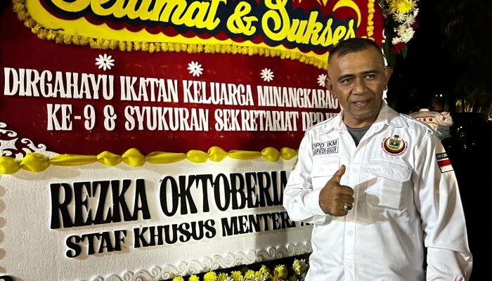 Pengurus IKM Kabupaten Bogor Ilallahdi Chaniago Berharap Orang Minang Terus Membangun dan Bersinergi Bersama Pemerintah