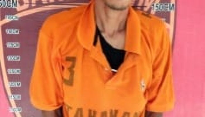 Warga Deli Serdang Kepergok Warga Nyuri Beat, Nyaris Bonyok Dimasa Akhirnya Diamankan Polsek Perbaungan