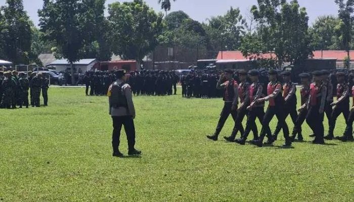 TNI-Polri Gelar Apel Gabungan Jelang Pembongkaran Diskotik Marcopolo dan New Blue Star