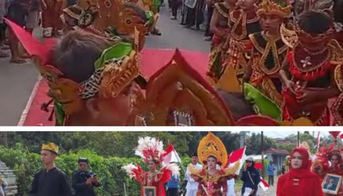 Sambut HUT RI Ke- 80 Desa Kebaman Gelar Parade Budaya Bertajuk Gambaran Siklus Kehidupan Manusia dalam Tradisi Banyuwangi