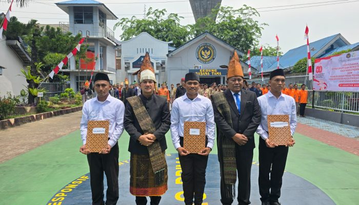 HUT RI 1.056 Warga Binaan Lapas Tebing Tinggi Terima Remisi, 21 Orang Hirup Udara Bebas