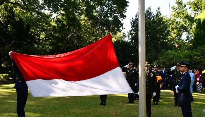 11 Perwira TNI AU Ikut Kibarkan Merah Putih di London pada HUT ke-80 RI