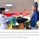 Presiden Prabowo Pimpin Khidmat Upacara Penurunan Bendera Negara Sang Merah Putih di Istana Merdeka