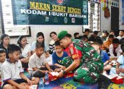 Kodam I/BB Bagikan 250 Paket Makanan Bergizi untuk Anak Sekolah dan Panti Asuhan