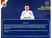 Sekjen Apdesi Lebak Imbau Kepala Desa dan Masyarakat Tetap Tenang Hadapi Situasi Demonstrasi