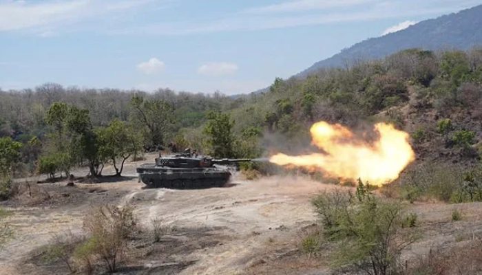 Tiga Batalyon Kavaleri Sukses Taklukkan Musuh dengan Tank Leopard 2A4 dan Tarantula