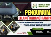 Kejari Subulussalam Lelang Online Barang Rampasan
