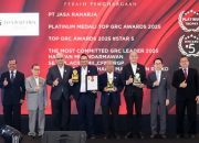 Jasa Raharja Menerima Sejumlah Penghargaan dalam Ajang TOP GRC Awards 2025