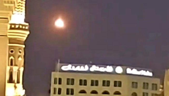 Heboh Rudal Terbang di Langit Madinah Arab Saudi, Ledakan Terdengar