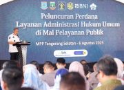 Peresmian Perdana Layanan Administrasi Hukum Umum di Mal Pelayanan Publik Kota Tangsel